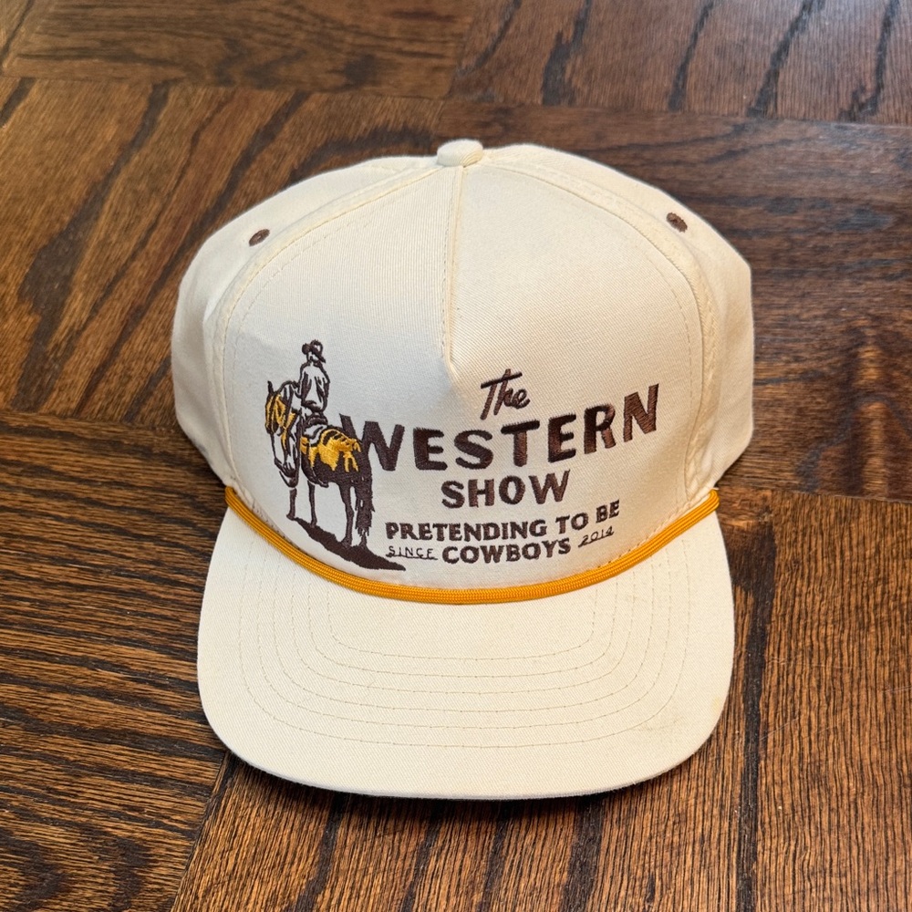 Sendero Provisions Co. “The Western Show” snapback rope hat Like New